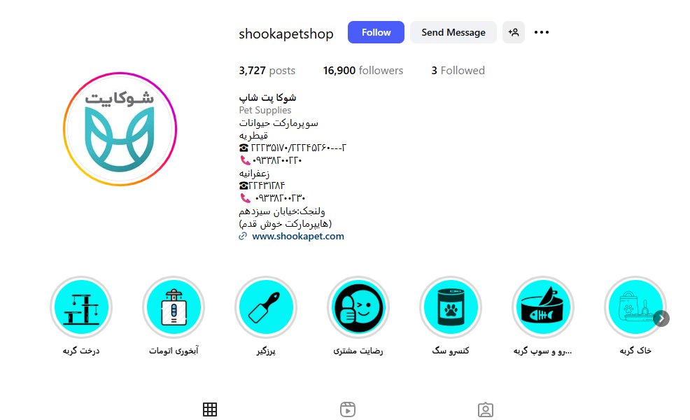 پت شاپ شوکا زعفرانیه